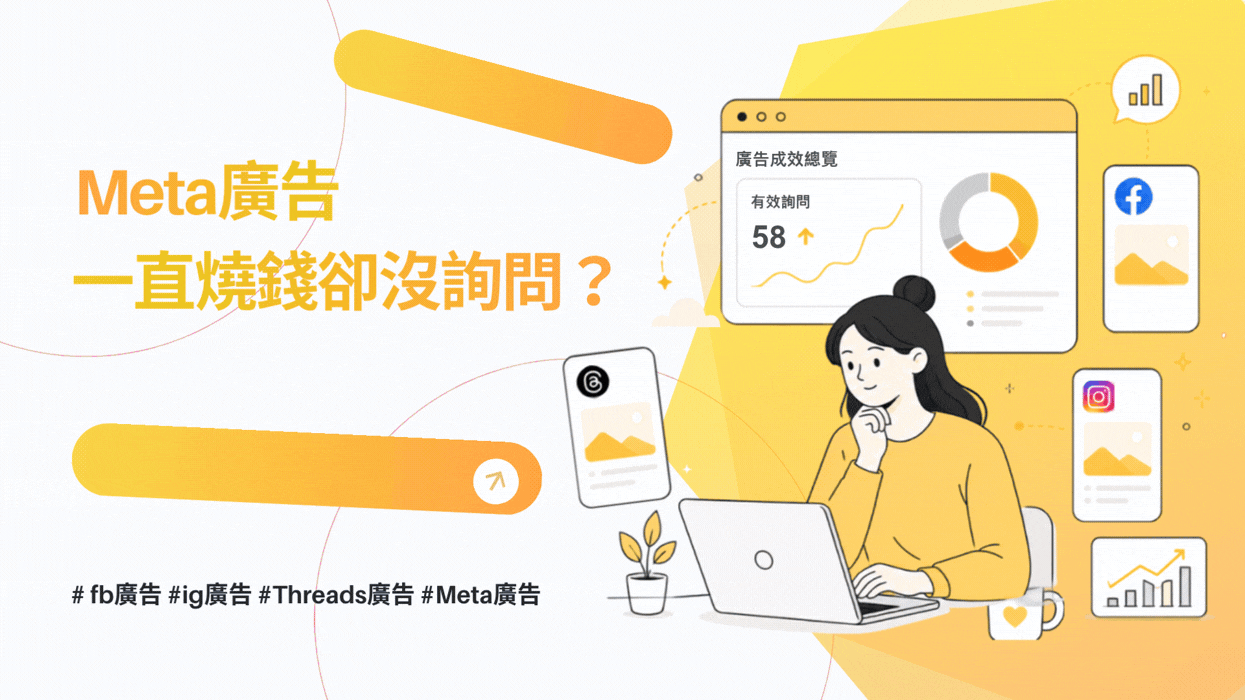 Meta廣告一直燒錢卻沒詢問?FB、IG、Threads真正該優化的不是CPC